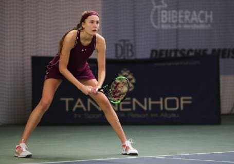 Antonia Lottner, Deutsche Meisterschaften 2018 Tennis - Deutsche Meisterschaften 2018 - Deutsche Meisterschaft - - Biberach an der Riss - Baden-Wuerttemberg - Germany - 14 December 2018. Â Copyright: xJuergenxHasenkopfx
