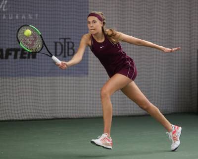 Sport Bilder des Tages Antonia Lottner, Deutsche Meisterschaften 2018 Tennis - Deutsche Meisterschaften 2018 - Deutsche Meisterschaft - - Biberach an der Riss - Baden-Wuerttemberg - Germany - 14 December 2018. Â Copyright: xJuergenxHasenkopfx