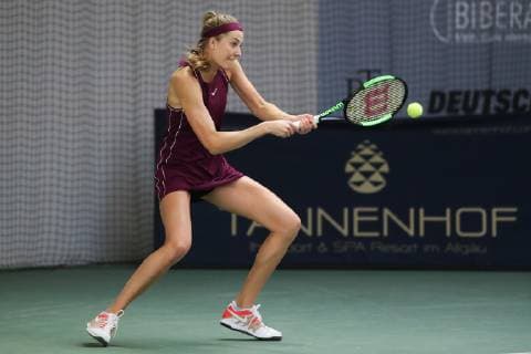 Antonia Lottner, Deutsche Meisterschaften 2018 Tennis - Deutsche Meisterschaften 2018 - Deutsche Meisterschaft - - Biberach an der Riss - Baden-Wuerttemberg - Germany - 14 December 2018. Â Copyright: xJuergenxHasenkopfx