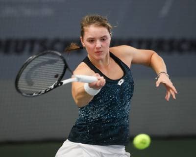 Jule Niemeier, Deutsche Meisterschaften 2018 Tennis - Deutsche Meisterschaften 2018 - Deutsche Meisterschaft - - Biberach an der Riss - Baden-Wuerttemberg - Germany - 14 December 2018. Â Copyright: xJuergenxHasenkopfx