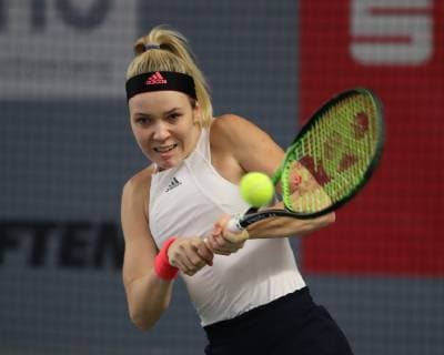 Katharina Hobgarski, Deutsche Meisterschaften 2018 Tennis - Deutsche Meisterschaften 2018 - Deutsche Meisterschaft - - Biberach an der Riss - Baden-Wuerttemberg - Germany - 14 December 2018. Â Copyright: xJuergenxHasenkopfx