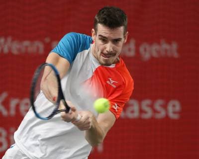 Mats Moraing, Deutsche Meisterschaften 2018 Tennis - Deutsche Meisterschaften 2018 - Deutsche Meisterschaft - - Biberach an der Riss - Baden-Wuerttemberg - Germany - 14 December 2018. Â Copyright: xJuergenxHasenkopfx