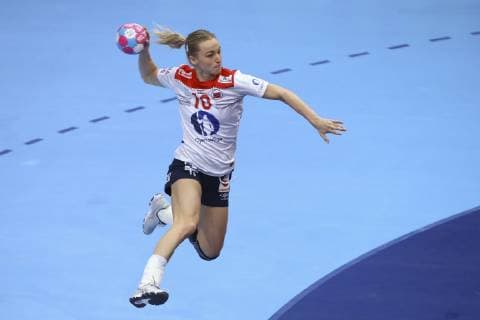 Handball, Damen EM, Spiel um Platz 5, Schweden - Norwegen Stide Bredal Oftedal (Norvege) HANDBALL : Suede vs Norvege - Euro Feminin - 14 12 2018 GwendolineLeGoff Panoramic 