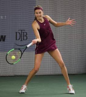 Antonia Lottner, Deutsche Meisterschaften 2018 Tennis - Deutsche Meisterschaften 2018 - Deutsche Meisterschaft - - Biberach an der Riss - Baden-Wuerttemberg - Germany - 14 December 2018. Â Copyright: xJuergenxHasenkopfx