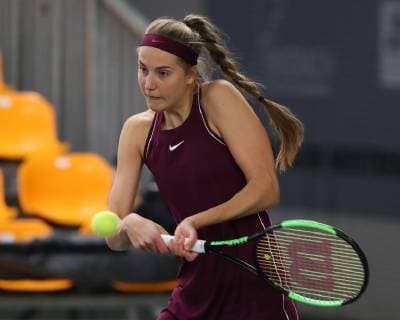 Antonia Lottner, Deutsche Meisterschaften 2018 Tennis - Deutsche Meisterschaften 2018 - Deutsche Meisterschaft - - Biberach an der Riss - Baden-Wuerttemberg - Germany - 14 December 2018. Â Copyright: xJuergenxHasenkopfx
