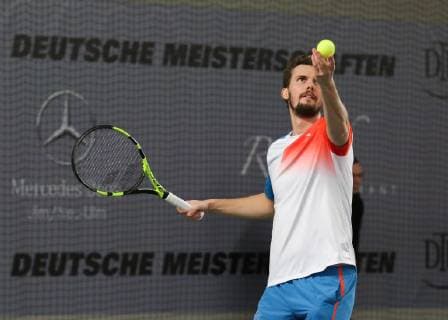 Oscar Otte, Deutsche Meisterschaften 2018 Tennis - Deutsche Meisterschaften 2018 - Deutsche Meisterschaft - - Biberach an der Riss - Baden-Wuerttemberg - Germany - 15 December 2018. Â Copyright: xJuergenxHasenkopfx