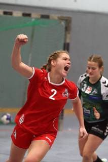1.FC Köln vs. TV Aldekerk 07 Handball Damen 3.Bundesliga West Lina Jaquet (1.FC Köln) 15.12.2018