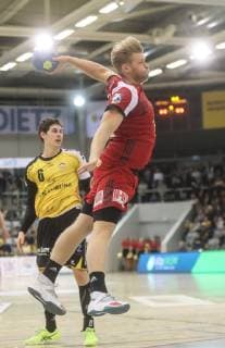 Dener Jaanimaa (TuS N-Luebbecke) beim Torwurf HSC 2000 Coburg TuS N-Luebbecke , 2.Liga Handball, 15.12.2018 Coburg Copyright: xEIBNER Rosenbuschx EP_eer