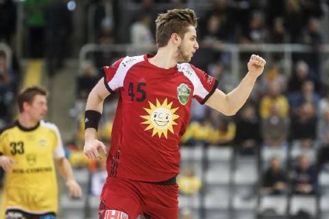 Jan-Eric Speckmann (TuS N-Luebbecke) HSC 2000 Coburg TuS N-Luebbecke , 2.Liga Handball, 15.12.2018 Coburg Copyright: xEIBNER Rosenbuschx EP_eer