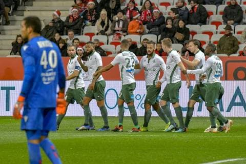 Joie - Lois Diony (AS Saint Etienne) FOOTBALL : OGC Nice vs Saint Etienne - Ligue 1 conforama - Nice - 16 12 2018 NorbertScanella Panoramic 