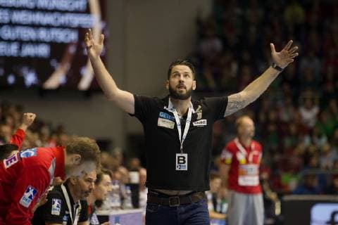 Bennet Wiegert (Trainer SC Magdeburg) SC Magdeburg vs Frisch Auf Goeppingen SC Magdeburg vs Frisch Auf Goeppingen, Handball, DHB-Pokal Viertelfinale, Saison 2018 2019, 19.12.2018 Magdeburg Copyright: xEIBNER DanielxReineltx EP_DRT
