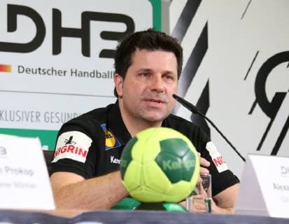 GER, DHB, Handballball WM - PK, 21.12.2018, AOK-Zentrale, Berlin, GER, DHB, Handballball WM - PK, , DHB regulations prohibit any use of photographs as image sequences and or quasi-video im Bild Co-Trainer Alexander Haase