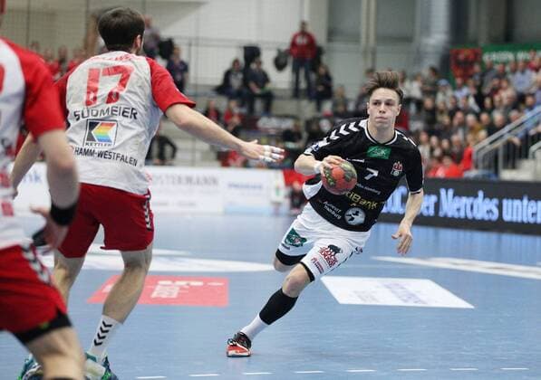 Leif Tissier (Handball Sportverein Hamburg 7) im Angriff, ASV Hamm-Westfalen vs Handball Sportverein Hamburg, Handball, 2. Bundesliga, 26.12.2018, ASV Hamm-Westfalen vs Handball Sportverein Hamburg, Handball, 2. Bundesliga, 26.12.2018 Hamm Copyright: xEIBNER JanxStrohdiekx EP_JSK