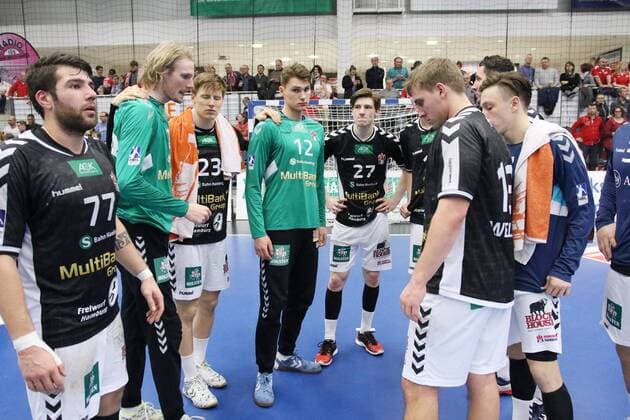 Enttaeuschung bei Handball Sportverein Hamburg, ASV Hamm-Westfalen vs Handball Sportverein Hamburg, Handball, 2. Bundesliga, 26.12.2018, ASV Hamm-Westfalen vs Handball Sportverein Hamburg, Handball, 2. Bundesliga, 26.12.2018 Hamm Copyright: xEIBNER JanxStrohdiekx EP_JSK