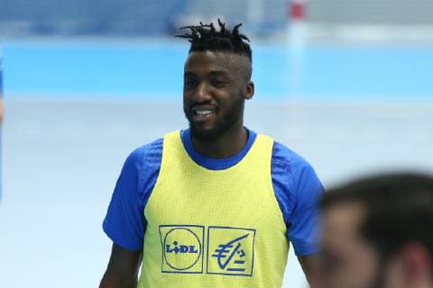 Luc Abalo (France) HANDBALL : Equipe de France - Entrainement + Equipe de France - 27 12 2018 KevinDomas Panoramic 
