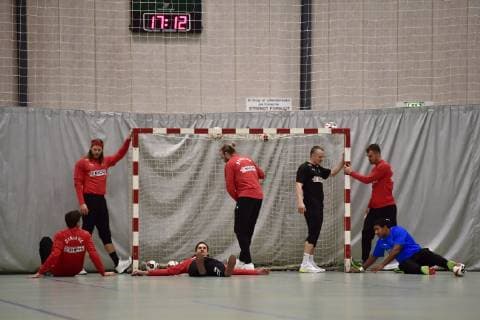 Det danske herrelandshold traener forud for haandbold VM i Nordvest Hallen i Herning, fredag den 28. december 2018. , Herning Denmark Copyright: BoxAmstrupx cop103 spdk20181228-172709-L