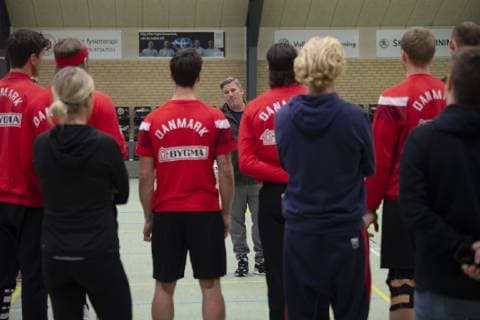 Landstraener Nikolaj Jacobsen. Det danske herrelandshold traener forud for haandbold VM i Nordvest Hallen i Herning, fredag den 28. december 2018.. , Herning Denmark Copyright: www.BoAmstrup.dk BoxAmstrupx cop103 spdk20181228-183201-L
