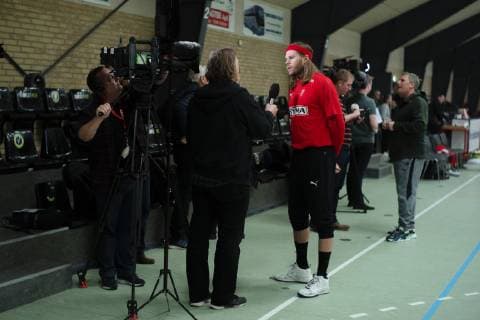 Mikkel Hansen og resten af det danske herrelandshold traener forud for haandbold VM i Nordvest Hallen i Herning, fredag den 28. december 2018.. , Herning Denmark Copyright: BoxAmstrup BoxAmstrupx cop103 spdk20181228-184251-L