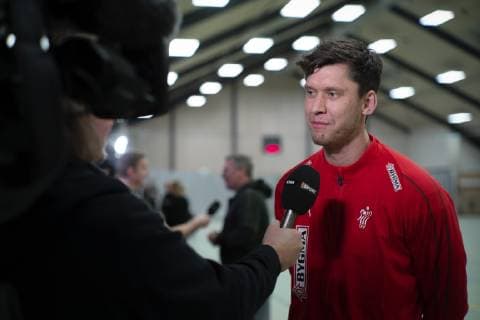 Maalvogter Niklas Landin. Det danske herrelandshold traener forud for haandbold VM i Nordvest Hallen i Herning, fredag den 28. december 2018.. , Herning Denmark Copyright: BoxAmstrupx cop103 spdk20181228-184317-L