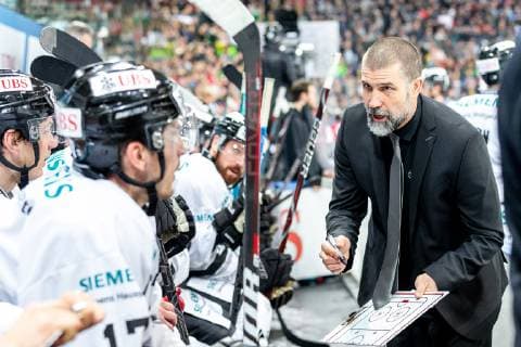 28.12.2018 - Eishockey - Saison 2018 2019 - Spengler Cup - Spiel 2: Team Canada - Thomas Sabo Ice Tigers Icetigers Nürnberg - ThHa - Martin Jiranek (Cheftrainer, Headcoach, Thomas Sabo Ice Tigers )