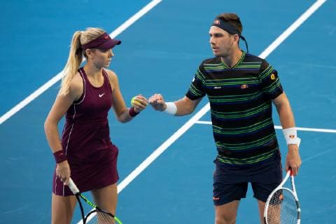 Katie Boulter Cameron Norrie (GBR), Mixed Doubles Tennis - Hopman Cup 2019 - ITF - Perth Arena - Perth - Western Australia - Australia - 29 December 2018. Â Copyright: xJuergenxHasenkopfx