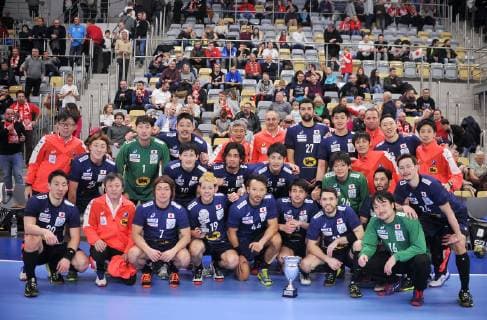 Handball, Länderspiel, Tschechien - Japan 2018.12.29 Opole Pilka reczna Puchar 4 Narodow Mecz o 3 miejsce Czechy - Japonia N z Japonia grupowe 3 miejsce Foto Norbert Barczyk PressFocus 2018.12.29 Opole Handball 4 Nations CUP Czech Republic - Japan Japonia grupowe 3 miejsce Credit: Norbert Barczyk PressFocus NEWSPIX.PL --- Newspix.pl  20181229NB0042