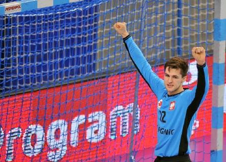 Handball, Länderspiel, Polen - Rumänien 2018.12.29 Opole Pilka reczna Puchar 4 Narodow Final Polska - Rumunia N z Mateusz Kornecki Foto Norbert Barczyk PressFocus 2018.12.29 Opole Handball 4 Nations CUP Poland - Romania Mateusz Kornecki Credit: Norbert Barczyk PressFocus NEWSPIX.PL --- Newspix.pl  20181229NB0048