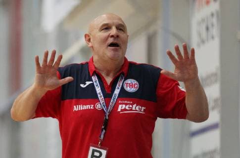 Handball 1. Bundesliga Damen THC - Frisch Auf Göppingen 30.12.18, Bad Langensalza, Handball 1.Bundesliga Damen, Saison 2018 2019, Thüringer Handballclub, THC - Frisch Auf Göppingen im Bild Trainer Herbert Müller (THC)