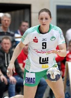 Handball 1. Bundesliga Damen THC - Frisch Auf Göppingen 30.12.18, Bad Langensalza, Handball 1.Bundesliga Damen, Saison 2018 2019, Thüringer Handballclub, THC - Frisch Auf Göppingen im Bild Johanna Schindler (Göppingen)