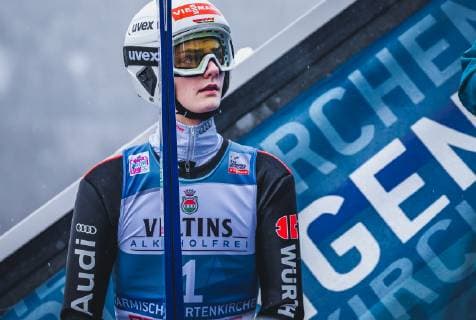 GER, FIS Weltcup Skisprung, Vierschanzentournee, Garmisch Partenkirchen 31.12.2018, Olympiaschanze, Garmisch Partenkirchen, GER, FIS Weltcup Skisprung, Vierschanzentournee, Garmisch Partenkirchen, Qualifikation, im Bild Justin Lisso (GER) Justin Lisso of Germany during the qualifying for the Four Hills Tournament of FIS Ski jumping Skispringen Ski nordisch World Cup at the Olympiaschanze in Garmisch Partenkirchen, Germany on 2018 12 31. Garmisch Partenkirchen Bayern Deutschland *** GER FIS World Cup Ski Jump Four Hills Tournament Garmisch Partenkirchen 31 12 2018 Olympic Jump Garmisch Partenkirchen GER FIS World Cup Ski Jump Four Hills Tournament Garmisch Partenkirchen Qualification in picture Justin Lisso GER Justin Lisso of Germany during the qualifying for the Four Hills Tournament of FIS Ski Jumping World Cup at the Olympiaschanze in Garmisch Partenkirchen Germany on 2018 12 31 Garmisch Partenkirchen Bayern Deutschland Kein Release verfügbar