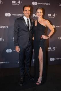 Hopman Cup Feature, New Year s Eve Gala, Silvester Ball, Belinda Bencic und Roger Federer Tennis - Hopman Cup New Year™s Eve Gala - ITF - Crown Perth Grand Ballroom - Perth - Western Australia - Australia - 31 December 2018. Â Copyright: xJuergenxHasenkopfx