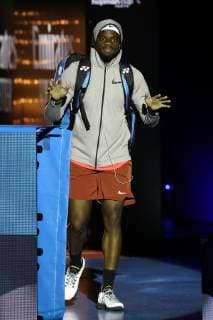 Frances Tiafoe kommt auf den Platz, Copyright: xJuergenxHasenkopfx