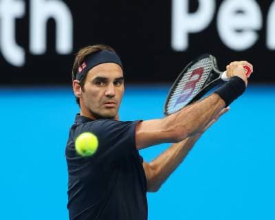 Roger Federer Tennis - Hopman Cup New Year™s Eve Gala - ITF - Crown Perth Grand Ballroom - Perth - Western Australia - Australia - 1 January 2019. Â Copyright: xJuergenxHasenkopfx