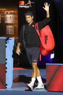 Roger Federer kommt auf den Platz, Copyright: xJuergenxHasenkopfx