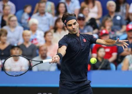 Roger Federer Tennis - Hopman Cup 2019 - ITF - RAC Arena - Perth - Western Australia - Australia - 3 January 2019. Â Copyright: xJuergenxHasenkopfx
