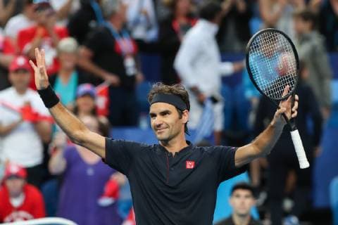 Sport Bilder des Tages Roger Federer bedankt sich bei den Zuschauern,Fans, Copyright: xJuergenxHasenkopfx