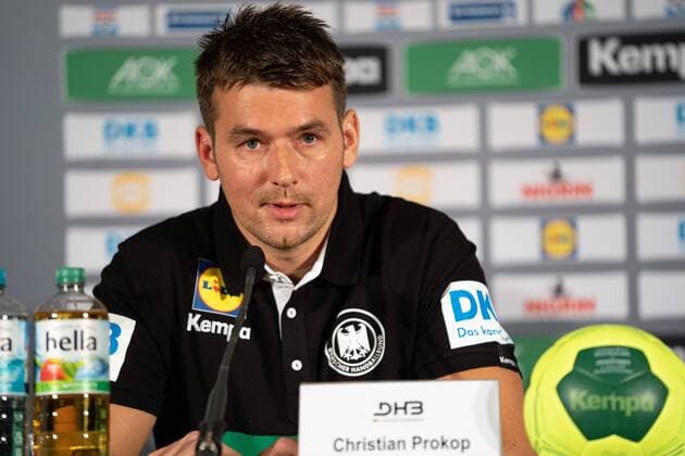 Christian Prokop, Nationalspieler und Nationalkapitän - Portrait Porträt Pressekonferenz PK Handball WM - Weltmeisterschaft 2019 - Deutscher Handballbund DHB, Hamburg Hamburg Deutschland Hotel Treudelberg