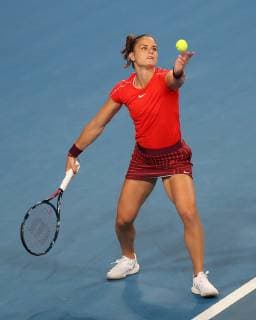 Maria Sakkari Tennis - Hopman Cup 2019 - ITF - RAC Arena - Perth - Western Australia - Australia - 3 January 2019. Â Copyright: xJuergenxHasenkopfx