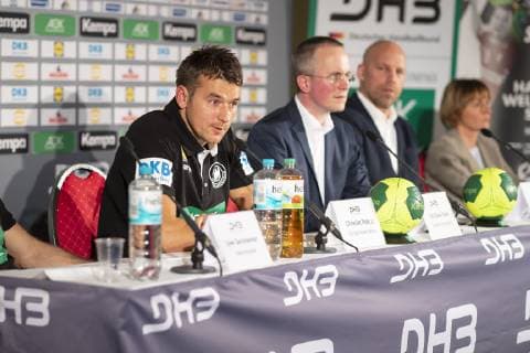 Christian Prokop. Pressekonferenz des DHB vor dem Start der Weltmeisterschaft, Handball, 03.01.19 Hamburg Hamburg Germany Steigenberger Hotel Treudelberg Copyright: xAgentur54Gradx xFelixxKoenigx