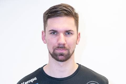 Fabian Wiede - Rückraum Mitte Pressekonferenz PK Handball WM - Weltmeisterschaft 2019 - Deutscher Handballbund DHB,, Hamburg Hamburg Deutschland Hotel Treudelberg