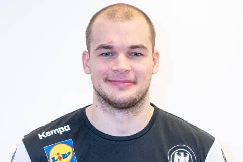 Paul Drux - Rückraum Mitte, Rückraum links Pressekonferenz PK Handball WM - Weltmeisterschaft 2019 - Deutscher Handballbund DHB,, Hamburg Hamburg Deutschland Hotel Treudelberg