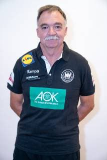 Mannschaftsarzt Prof. Dr. Kurt Steuer Pressekonferenz PK Handball WM - Weltmeisterschaft 2019 - Deutscher Handballbund DHB,, Hamburg Hamburg Deutschland Hotel Treudelberg
