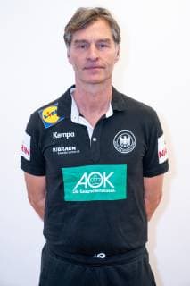 Physiotherapeut Peter Gräschus Pressekonferenz PK Handball WM - Weltmeisterschaft 2019 - Deutscher Handballbund DHB,, Hamburg Hamburg Deutschland Hotel Treudelberg