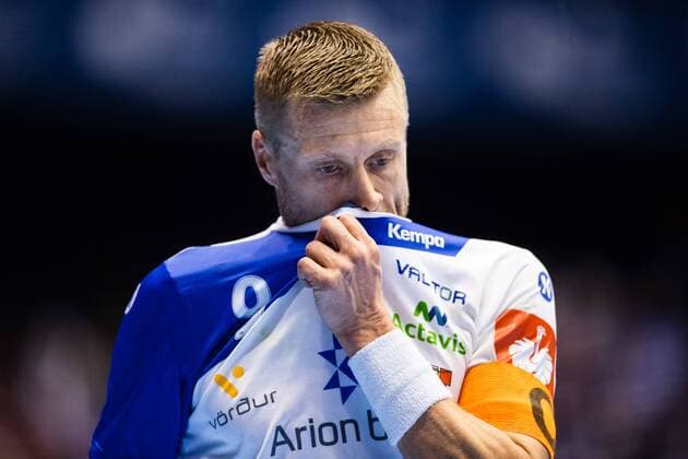 190103 Gudjon Valur Sigurdsson of Iceland during the Gjensidige Cup match between Norway and Iceland on January 3, 2019 in Oslo. Photo: Vegard Wivestad Grott BILDBYRAN kod VG 170266 Copyright: VEGARDxWIVESTADxGRoTT BB190103BB465