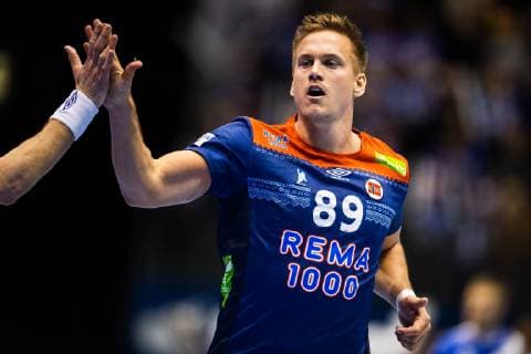 190103 Espen Lie Hansen Norway celebrates during the Gjensidige Cup match between Norway and Iceland on January 3, 2019 in Oslo. Photo: Vegard Wivestad Grott BILDBYRAN kod VG 170266 Copyright: VEGARDxWIVESTADxGRoTT BB190103BB496