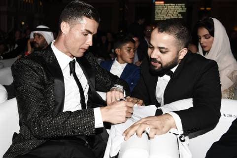 Foto Fabio Ferrari - LaPresse 03 Gennaio 2019 Dubai ( Emirati Arabi ) Globe Soccer Award 2019 - Decima Edizione. Nella foto:Cristiano Ronaldo photo Fabio Ferrari LaPresse January 03, 2019 Dubai (Unated Arab Emirate) Sport Globe Soccer Award 2016 - 10th Edition. In the pic: Cristiano Ronaldo  Copyright: xFabioxFerrari LaPresse LaPresse x