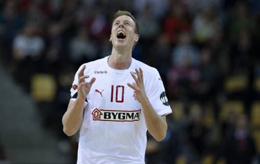 Danmarks Nikolaj Markussen jubler over scoring i Bygma Cup herrehaandboldkampen mellem Danmark og Ungarn i Ceres Arena i Aarhus, torsdag 3. januar 2019.. , Aarhus Jylland Denmark Copyright: HenningxBagger HenningxBaggerx COP102 spdk20190103-205414-L