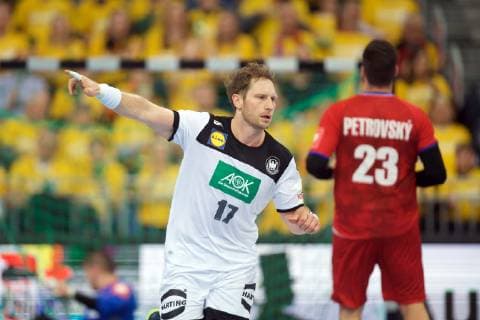 Handball Hannover 04.01.2019 testspiel Vorbereitungsspiel Deutschland (GER) - Tschechien (CZE) Steffen Weinhold (Deutschland, No.17)