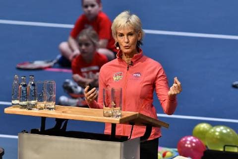 GER, Internationaler DTB Tenniskongress 2019 04.01.2018, Estrel Congress Center, Berlin, GER, Internationaler DTB Tenniskongress 2019 im Bild Judy Murray referiert zu dem Projekt Miss Hits