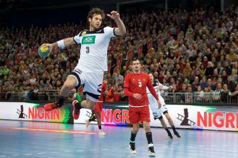 Handball Hannover 04.01.2019 testspiel Vorbereitungsspiel Deutschland (GER) - Tschechien (CZE) Uwe Gensheimer (Deutschland, No.03)